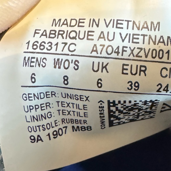 Converse Chuck Taylor Quad Ripstop High Top Dewberry women’s 8 - Picture 7 of 7